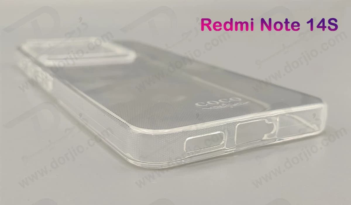 قاب ژله ای شفاف Xiaomi Redmi Note 14S 4G — تصویر ۲