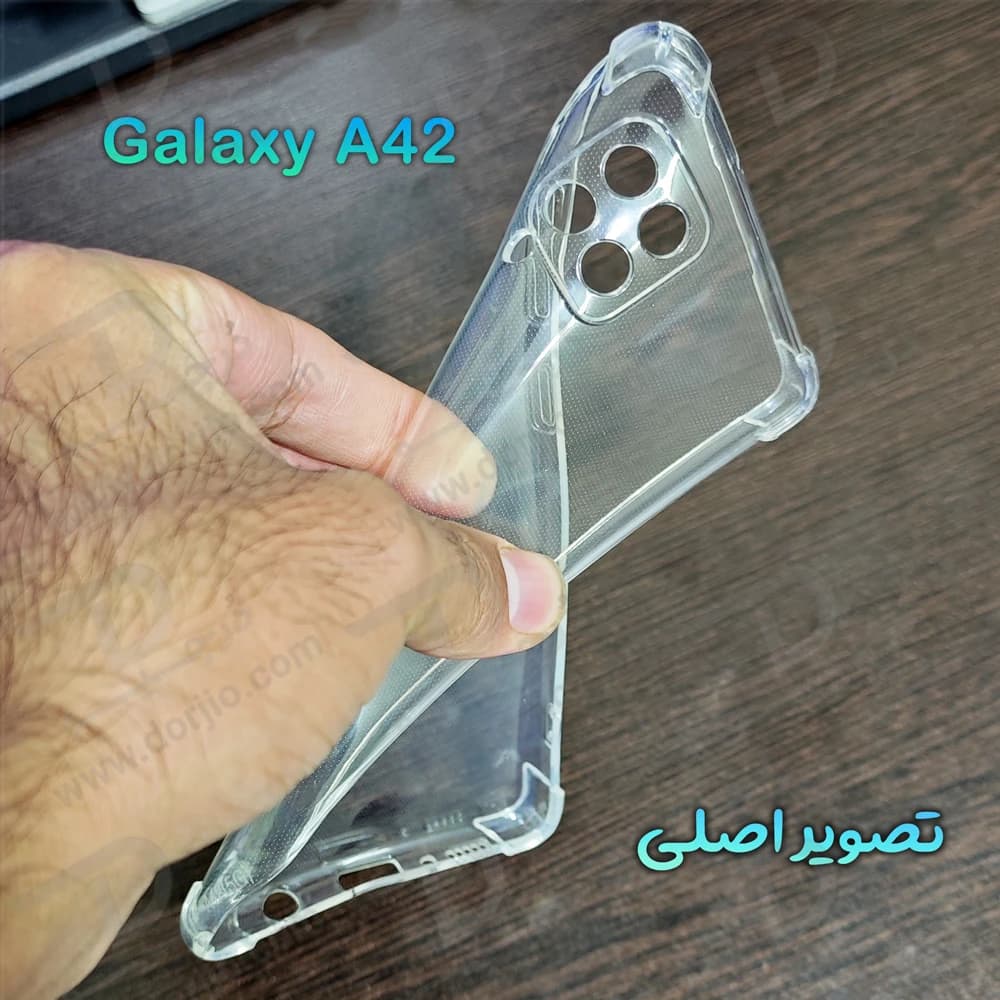 قاب ژله‌ای Samsung Galaxy A42 مدل شفاف ایربگ دار — تصویر ۷