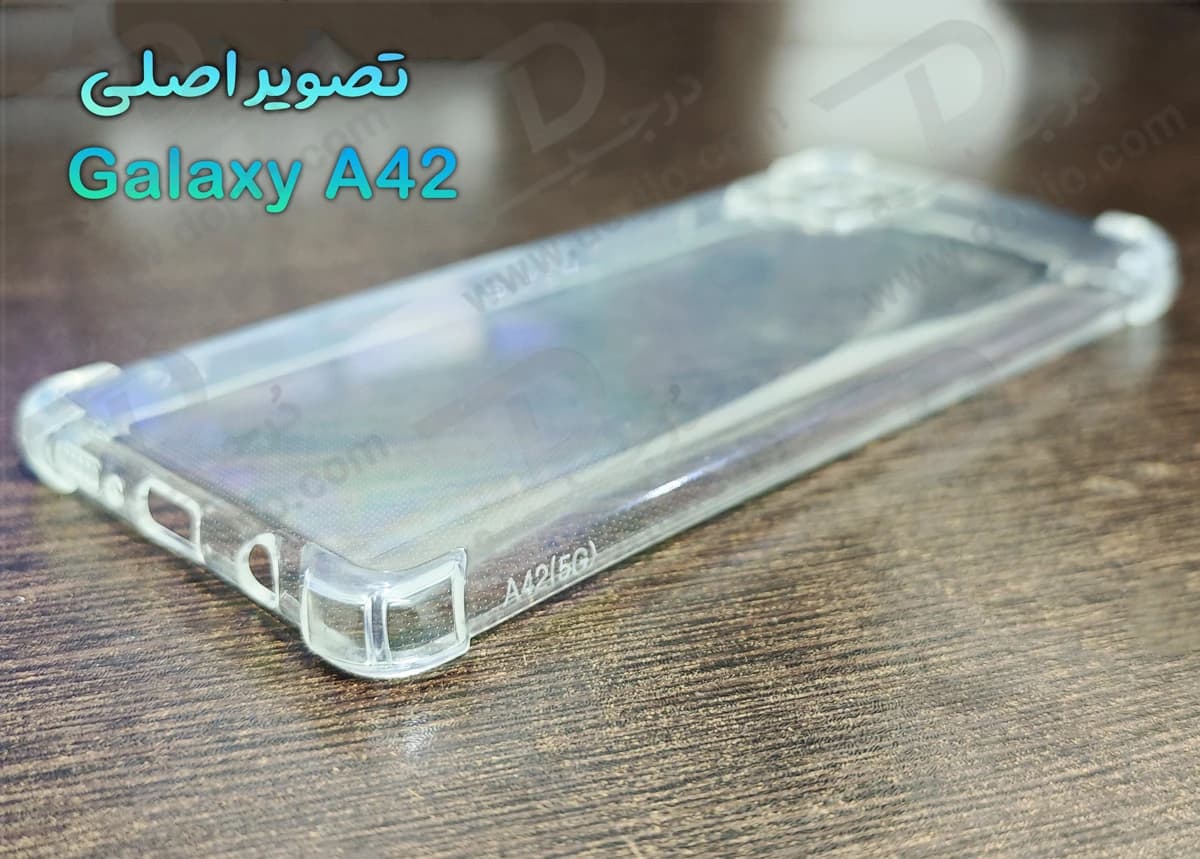 قاب ژله‌ای Samsung Galaxy A42 مدل شفاف ایربگ دار — تصویر ۸