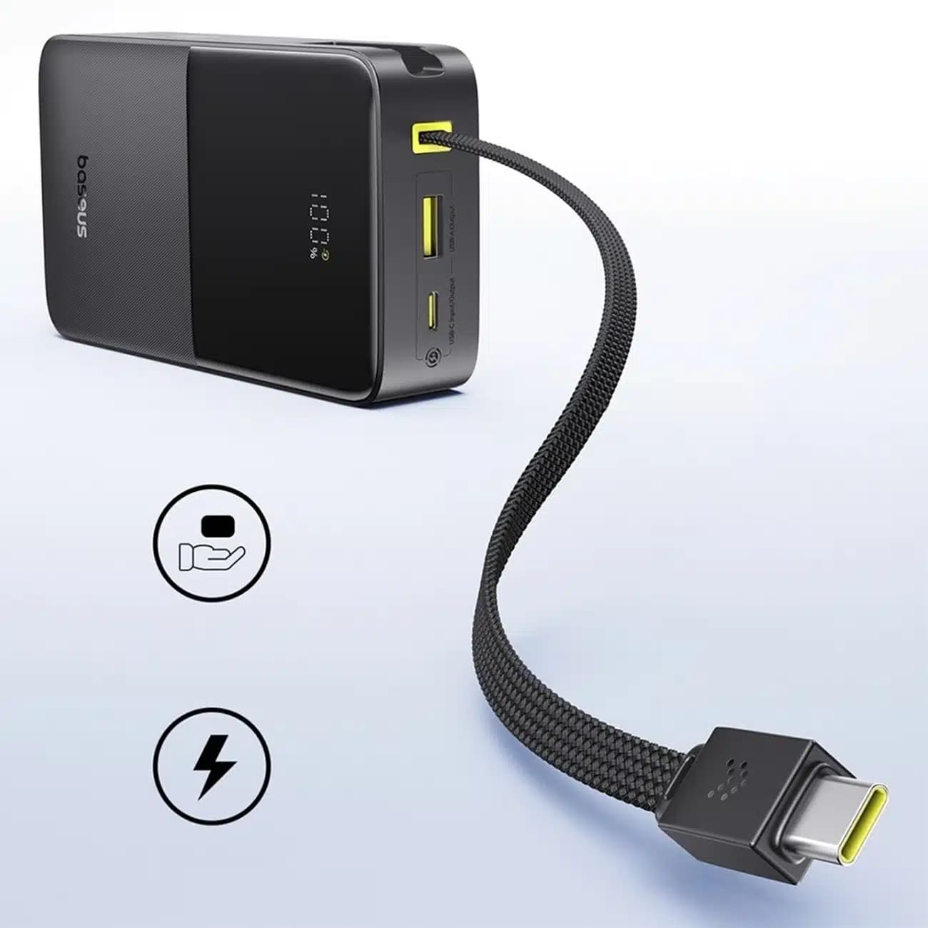 پاور بانک 20000 باسئوس Baseus اصل 22.5 وات مدل PPBD2P-2022 با کابل — تصویر ۸