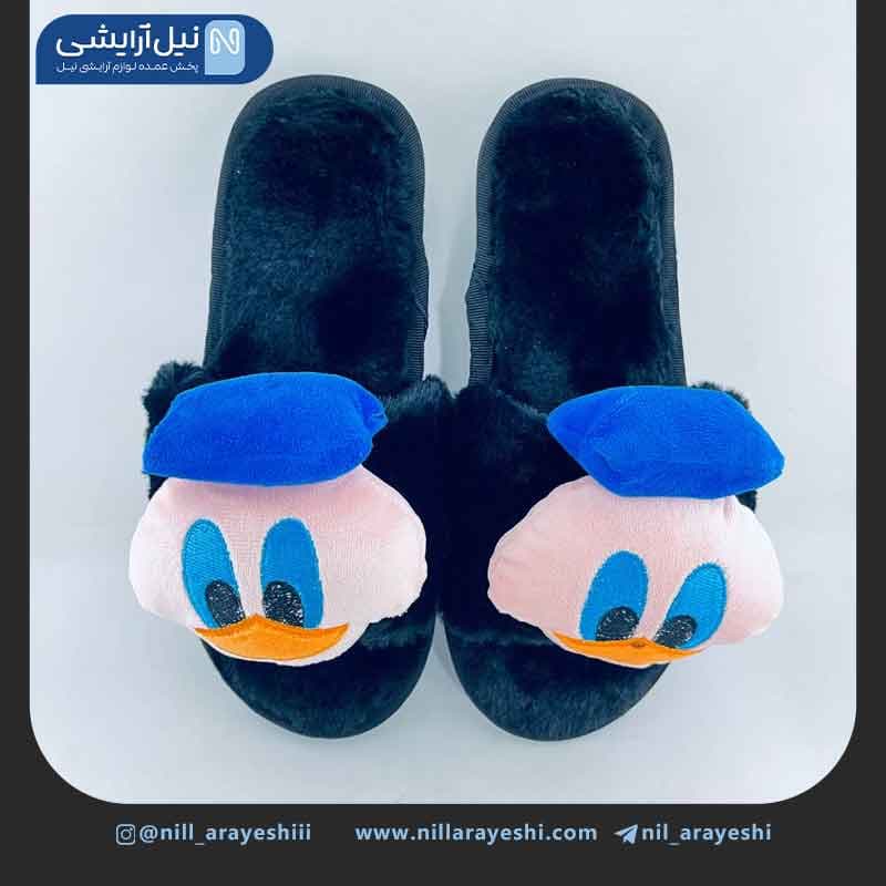 دمپایی حوله ای روفرشی جلو باز سری اردک ( اسلیپر )