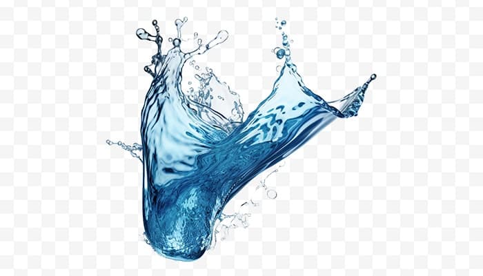 تصویر PNG قطرات پراکنده آب پاشیدن