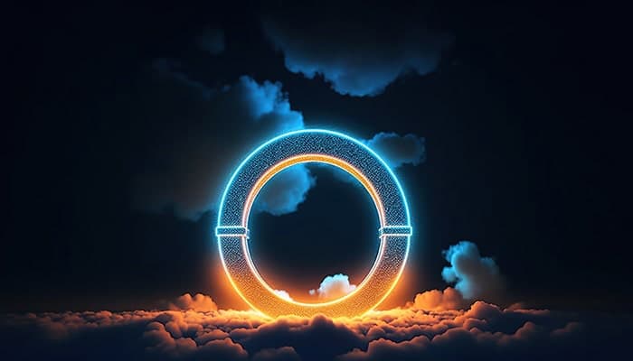 فایل لایه باز طرح پس زمینه انتزاعی ابر و نور نئون