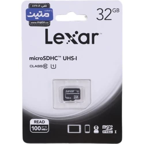 رم میکرو 32 گیگ لکسار U1 C10 100MB/s — تصویر ۲