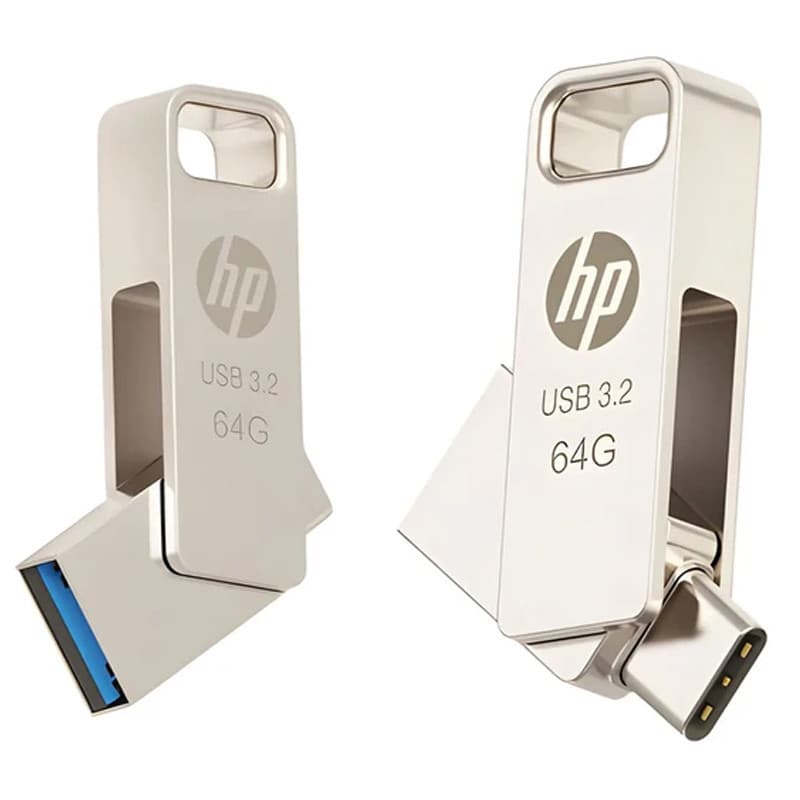 فلش 64 گیگ اچ پی HP x206C OTG Type-C USB3.2 — تصویر ۱۲
