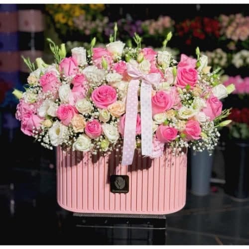 ارسال دسته گل به دختر خاله برای تبریک قدم نو رسیده 4537