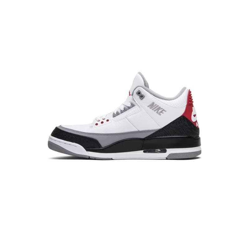 کتونی نایک ایرجردن 3 تینکر سفید مشکی قرمز Nike Air Jordan 3 Retro NRG Tinker — تصویر ۲