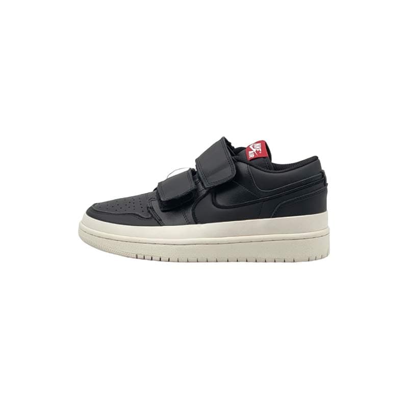 کتونی نایک ایرجردن 1 دوبل ساق کوتاه مشکی Nike Air Jordan 1 retro Low double strap black — تصویر ۳