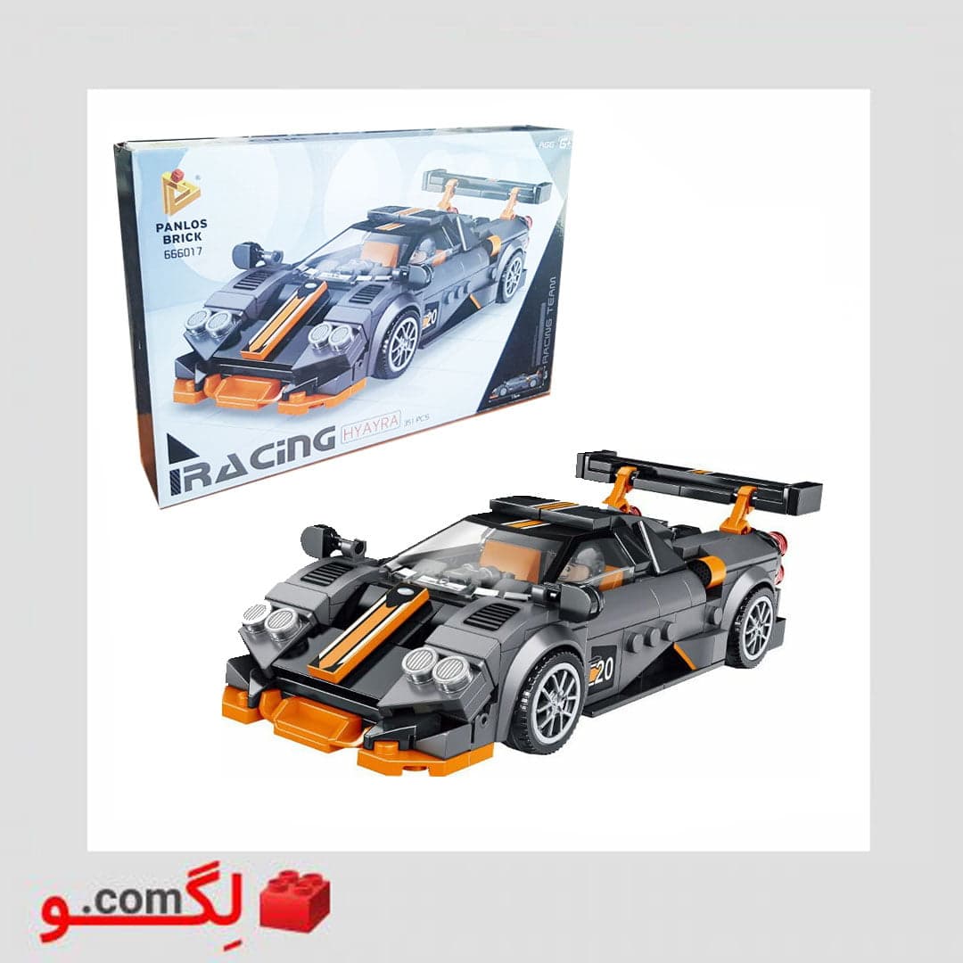 لگو ماشین مسابقه برند Panlos Brick آیتم ۶۶۶۰۱۷