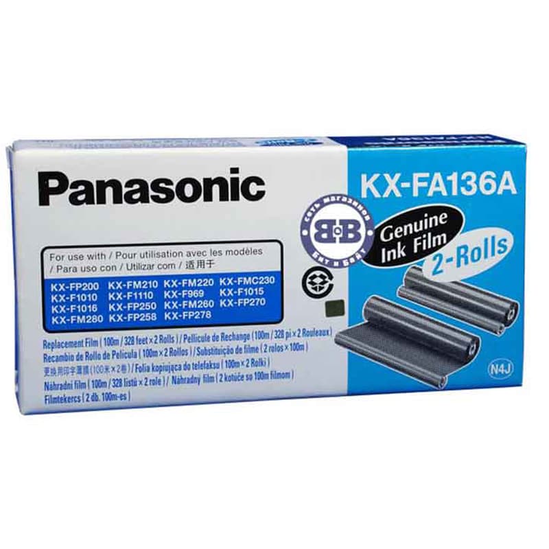 رول فکس پاناسونیک بسته 2 عددی مدل KX-FA136A