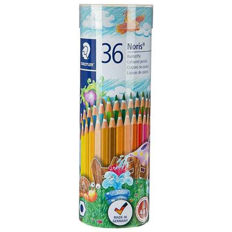 مداد رنگی استوانه ای 36 رنگ استدلر مدل نوریس کلاب کد 144NMD36
