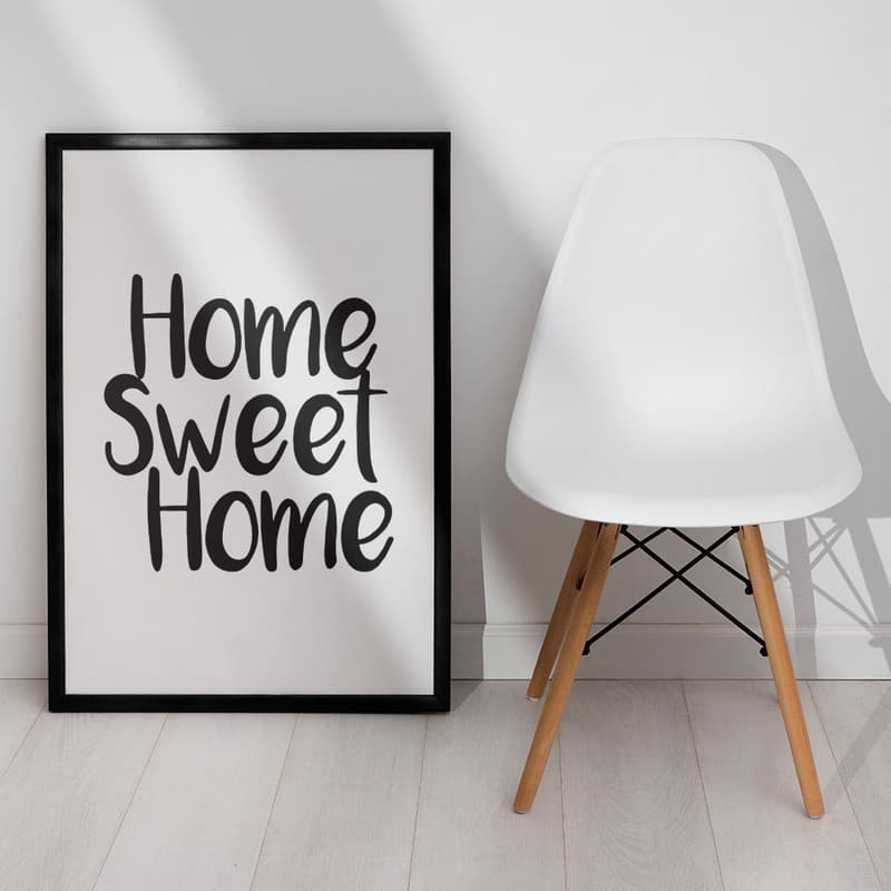 تابلو دکو قاب مدل Home Sweet Home