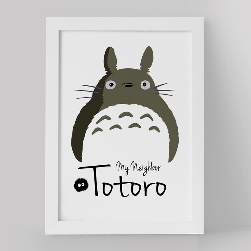 تابلو دکو قاب مدل انیمه توتورو Totoro کد 4544