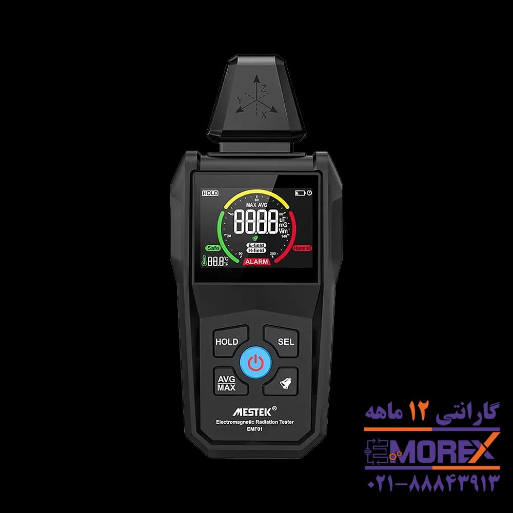 تستر تشعشع سنج الکترومغناطیسی مستک | MESTEK مدل EMF01
