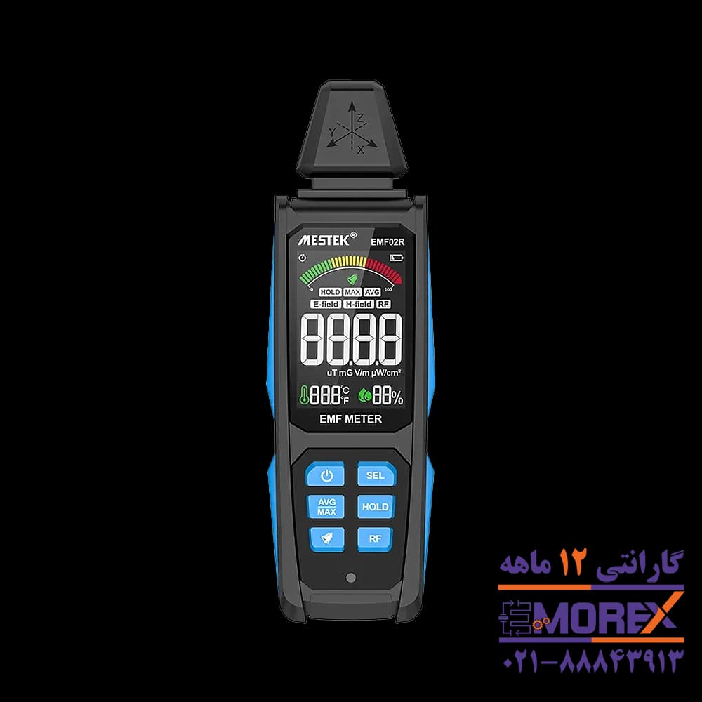 تشعشع سنج الکترومغناطیسی مستک | MESTEK مدل EMF02R