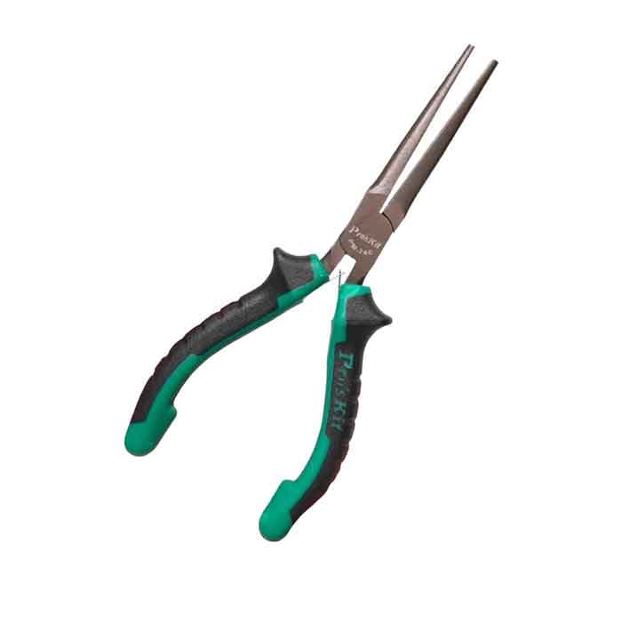 انبر دم باریک بلند بدون عاج پروسکیت مدل Proskit PM-746