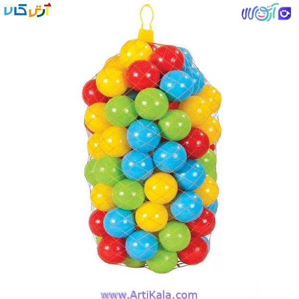 توپ پلاستیکی استخر بسته 25 عددی
