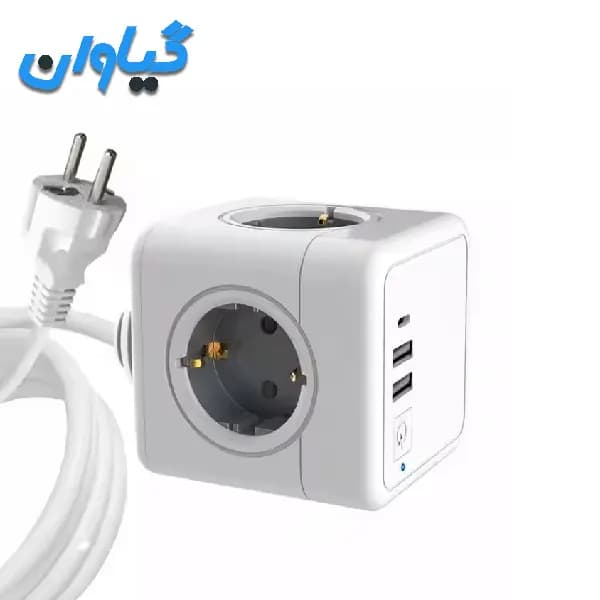 سه راهی برق چند کاره مکعبی مدل GN-607