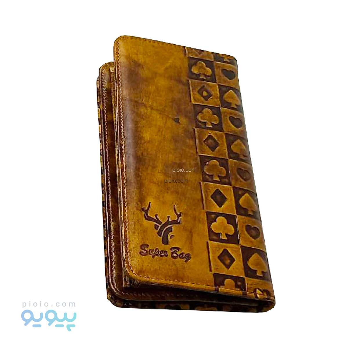 کیف پول کتی چرم گاوی طبیعی دسترنگ آیتم 6301 عمده و کارتنی