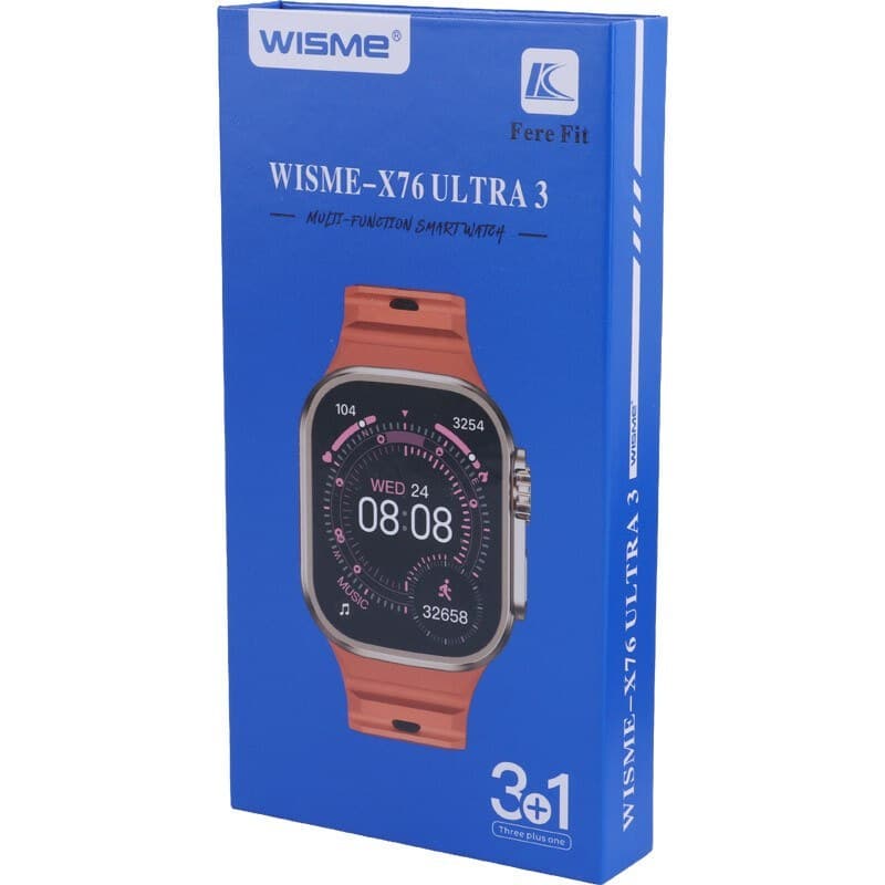 ساعت هوشمند ویسمی مدل WISME X76 Ultra3 با صفحه نمایش AMOLED
