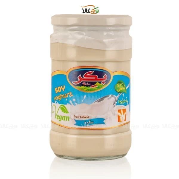 ماست سویا ساده گیاهی وگان بکر – 650 گرمی