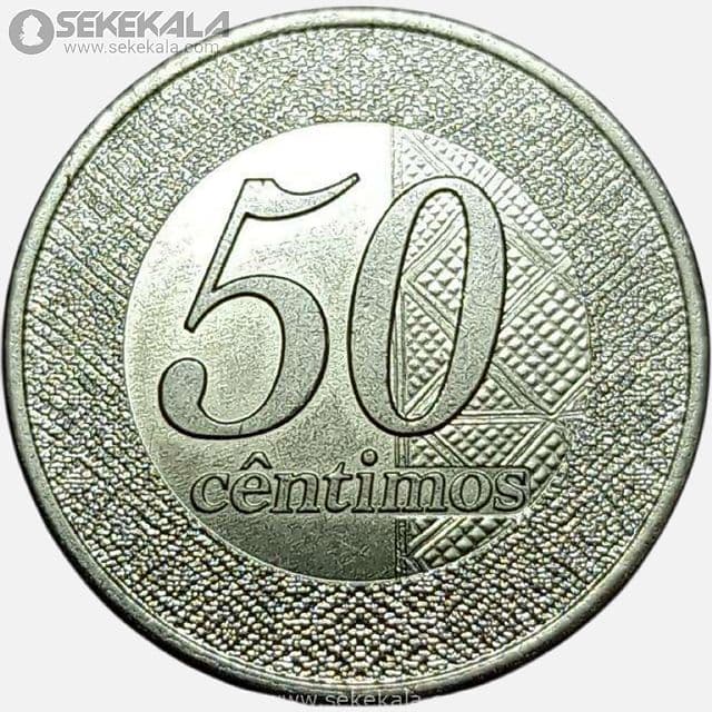 سکه 50 سنتیمو کمیاب آنگولا 2012 (UNC)