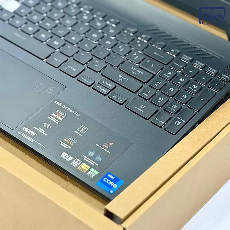 لپ تاپ اپن باکس 15.6 اینچی ایسوس TUF Gaming F15 Core i5-12450H 24GB DDR5 512GB NVMe SSD NVIDIA GeForce RTX 3050 4GB GDDR6 144Hz — تصویر ۸