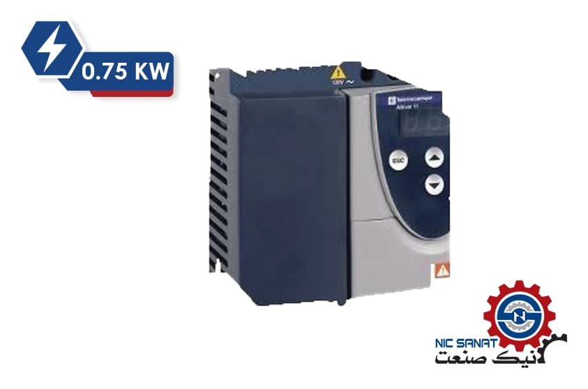 اینورتر تک فاز 0.75KW سری ATV11 اشنایدر مدل ATV11HU18F1U
