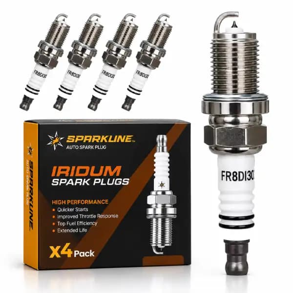 شمع پایه کوتاه سوزنی ایریدیوم اسپارک لاین سری Iridium مدل FR8DI30