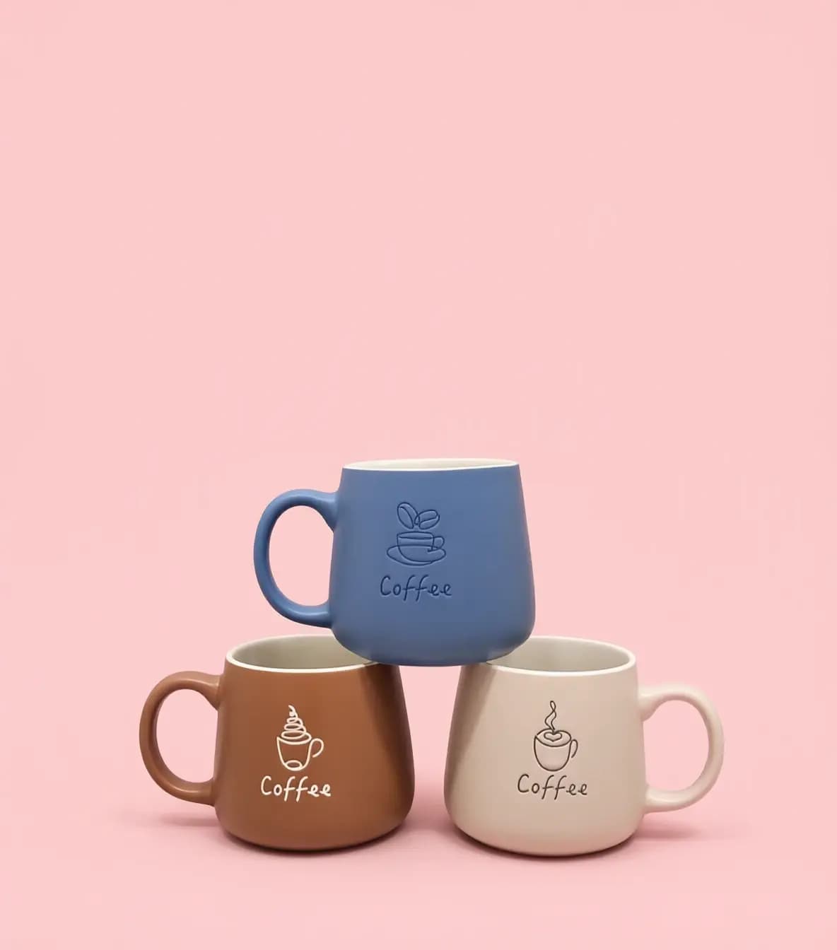ماگ سرامیکی طرح Coffee مدل مدرن مات