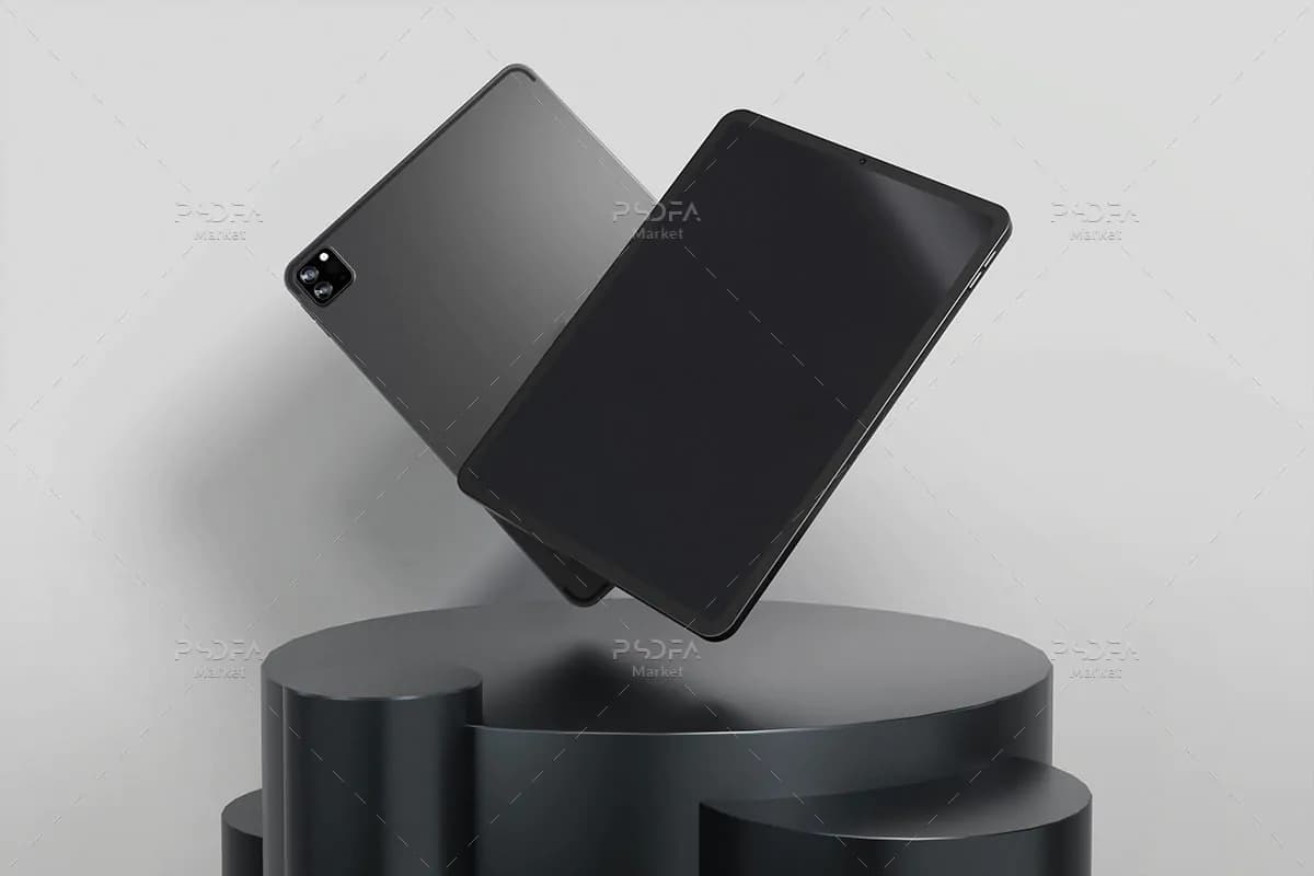موکاپ آیپد پرو معلق و شناور iPad Pro — تصویر ۳
