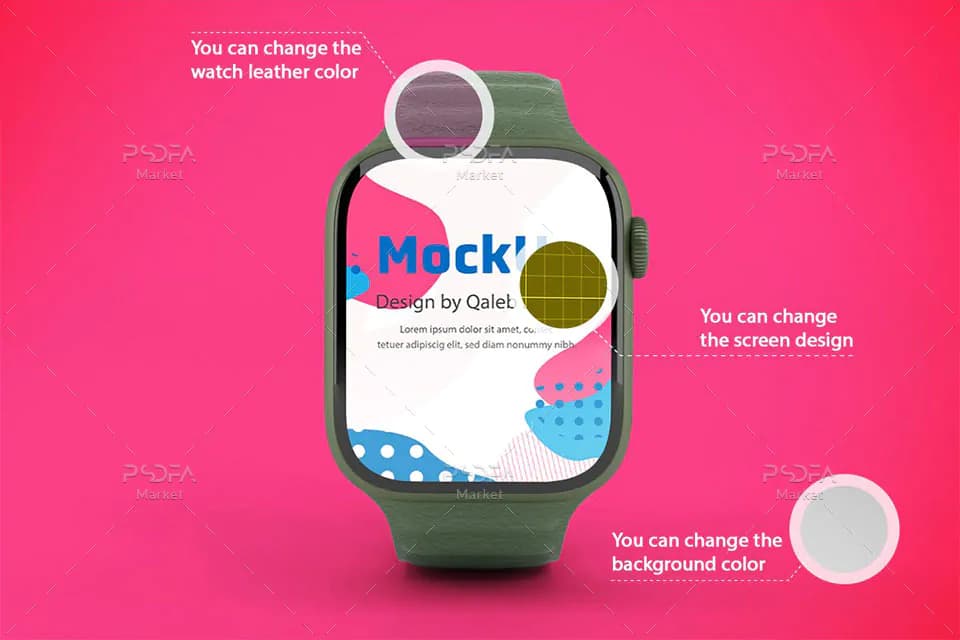 5 موکاپ اپل واچ Apple Watch — تصویر ۳