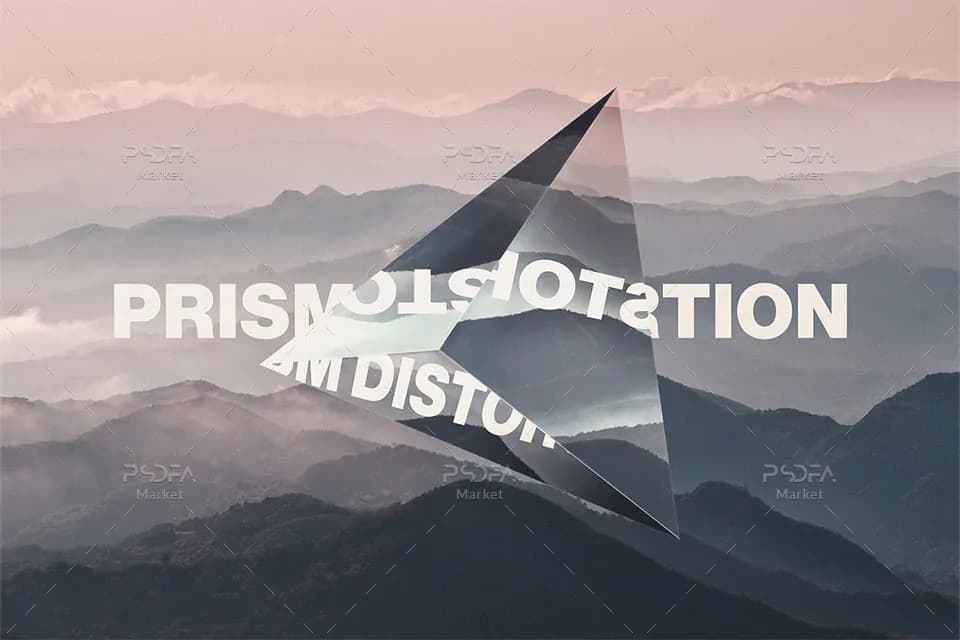 افکت منشور روی عکس و تصاویر در فتوشاپ