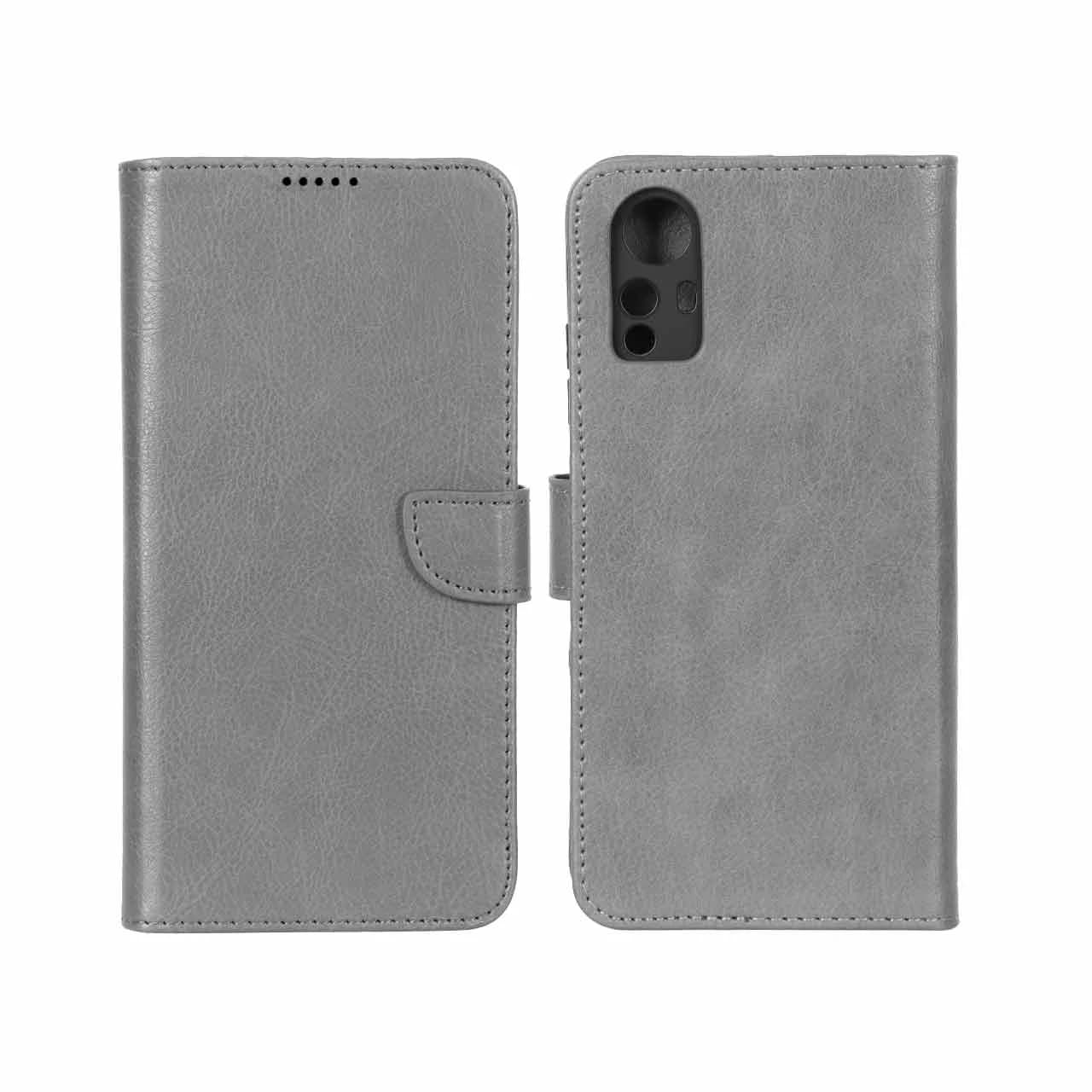 کیف چرمی موبایل مگنتی محافظ لنزدار KRF مدل Xiaomi Redmi Note 12S