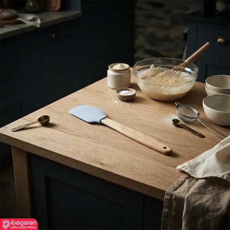 لیسک سیلیکونی رنگی دسته چوب راش ریور مدل 8620