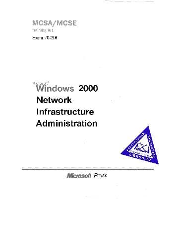 دانلود کتاب Администрирование сети на основе Microsoft Windows 2000, Учебный курс