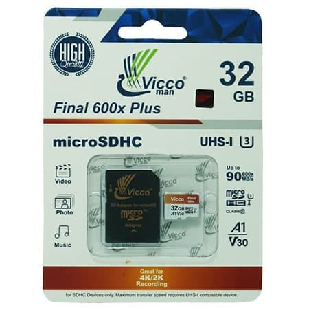 کارت حافظه 32 گیگابایت VICCO با خشاب