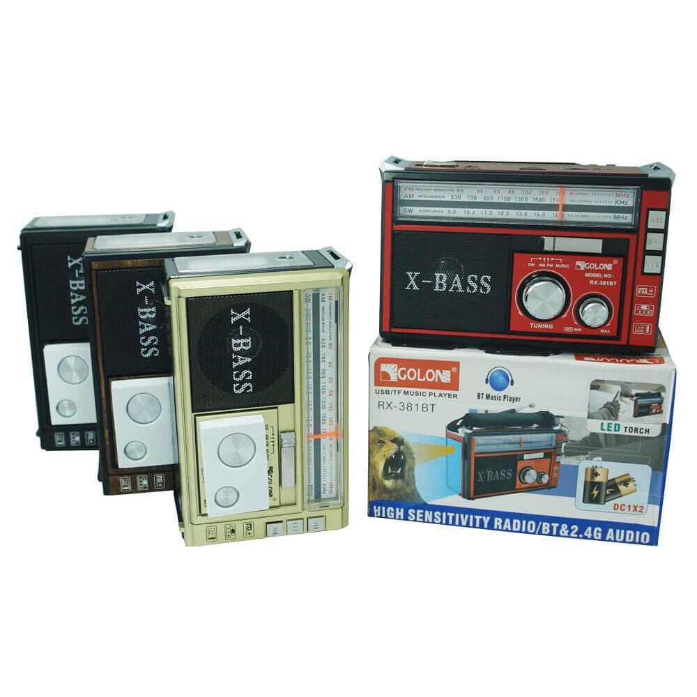 اسپیکر رادیو GOLON مدل RX-381BT