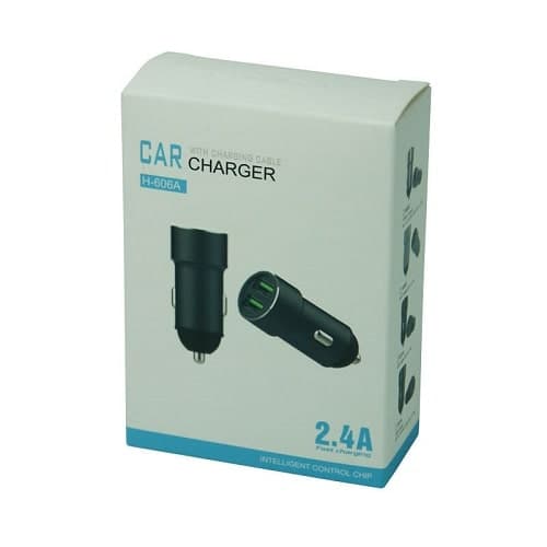 فندکی 2 پورت مدل H-606A ( فلزی )