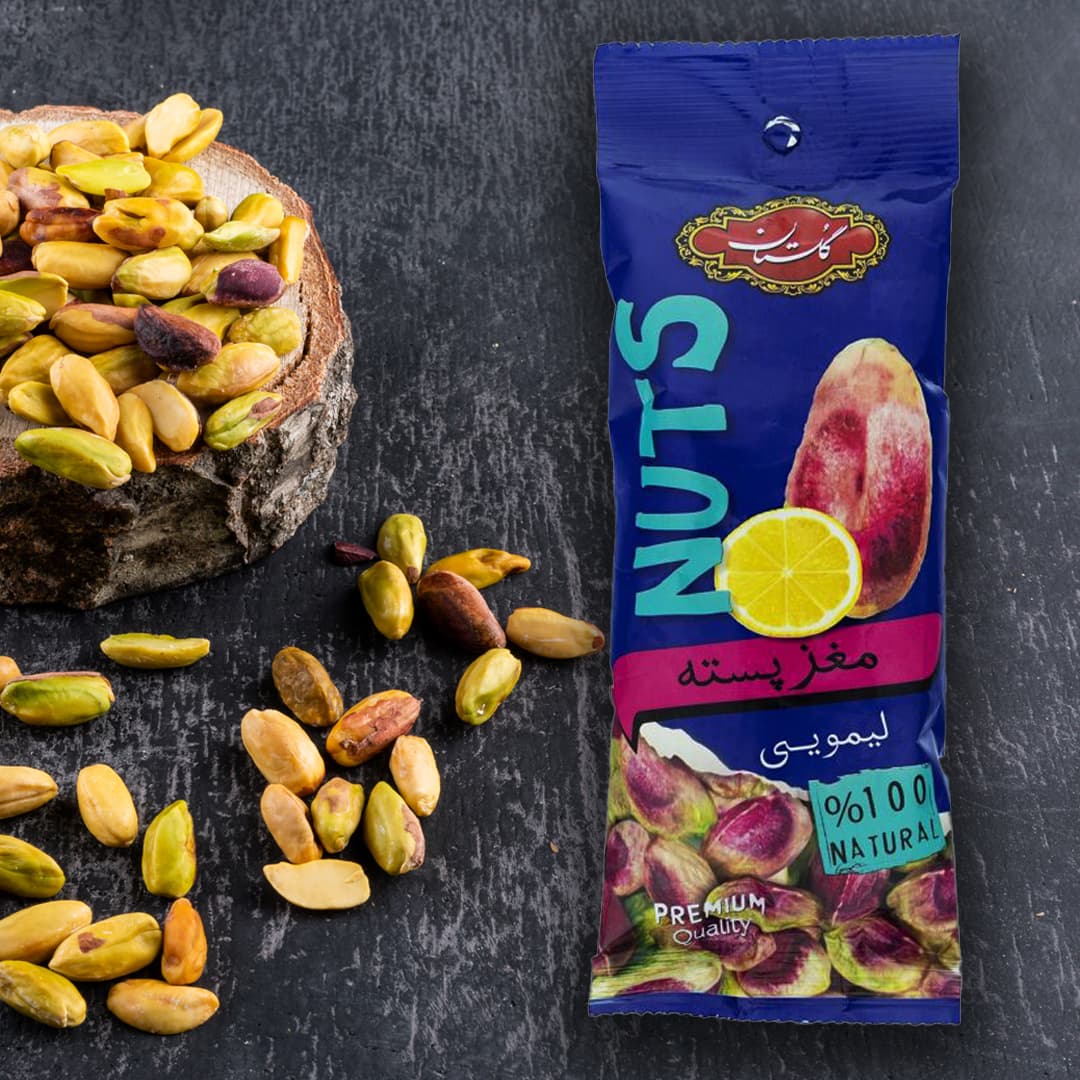 مغز پسته ليمويی 30 گرمی گلستان