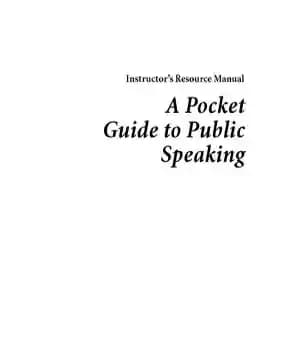 دانلود کتاب A Pocket Guide to Public Speaking