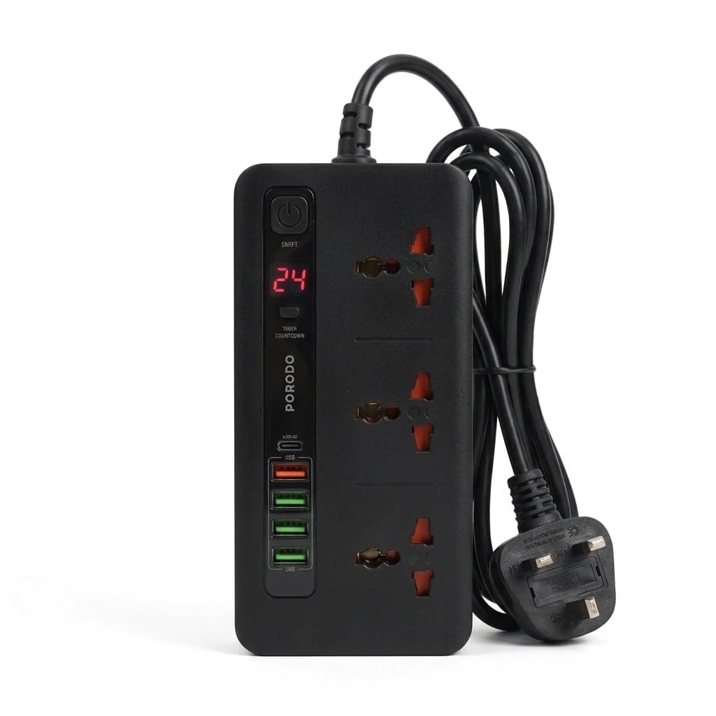 چندراهی برق PORODO مدل Multi-Port Power Hub