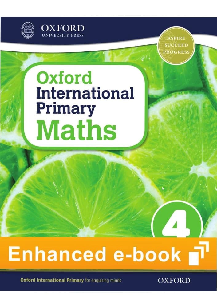 کتاب ریاضیات ابتدایی بین المللی آکسفورد ۴ (Oxford International Primary Maths 4) نسخه انگلیسی PDF