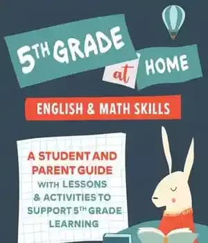 دانلود کتاب 5th Grade at Home: A Student and Parent Guide with Lessons Activities to Support Learning