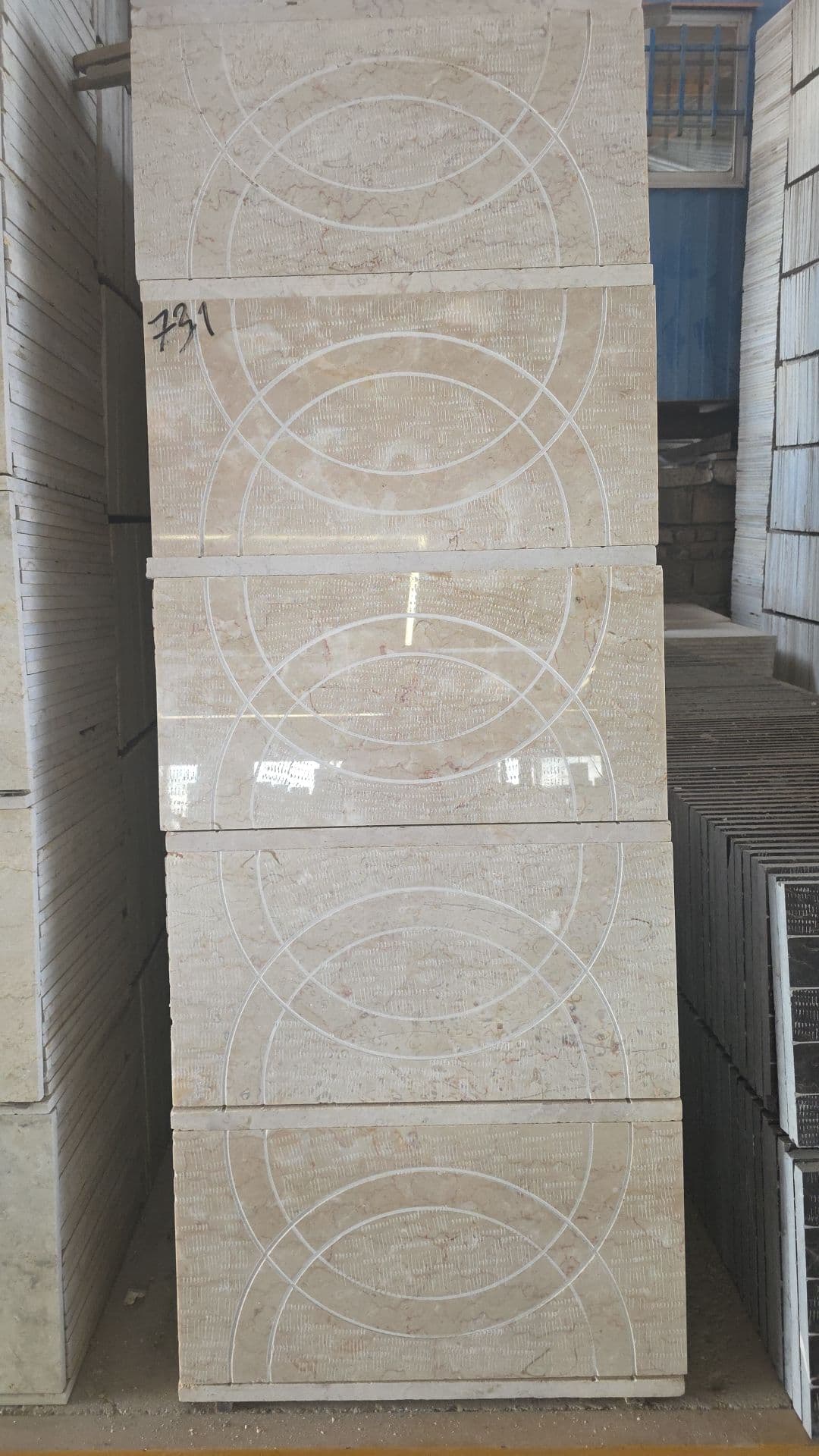 سنگ مرمریت صلصالی الگویی