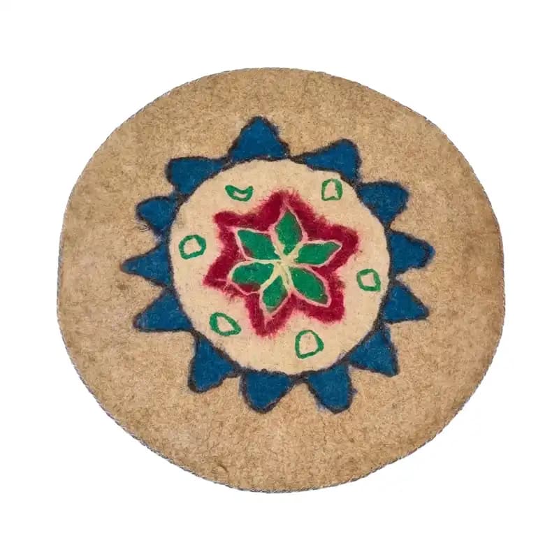 نمد گرد دستبافت 90سانت 004