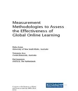 دانلود کتاب Measurement Methodologies to Assess the Effectiveness of Global Online Learning – 