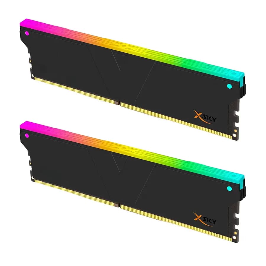 رم وی کالر مدل Manta XSky 32GB Dual 6400MHz CL32 DDR5 ظرفیت 32 گیگابایت