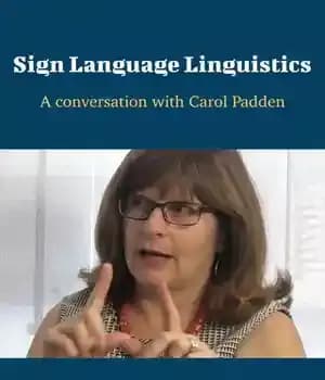 دانلود کتاب Sign Language Linguistics: A Conversation with Carol Padden