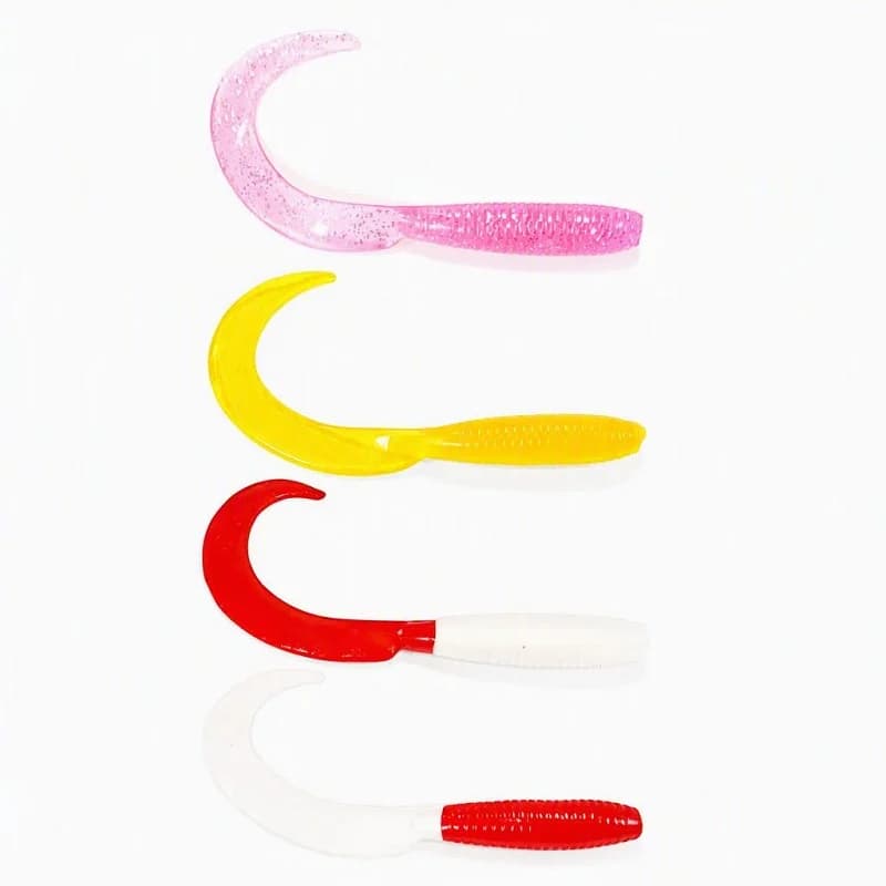 طعمه ماهیگیری دم داسی افه EFFE HG16 بسته 10 عددی 8 سانتیمتر